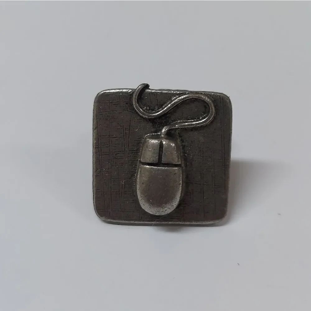 Jim Clift Design Computer Mouse Lapel Pin
